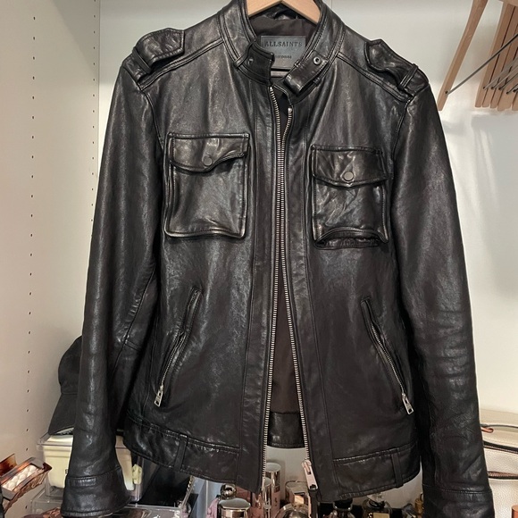 Allsaints leather jacket - Picture 2 of 6